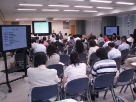 日本財団会議室での報告会（H20.6.29）